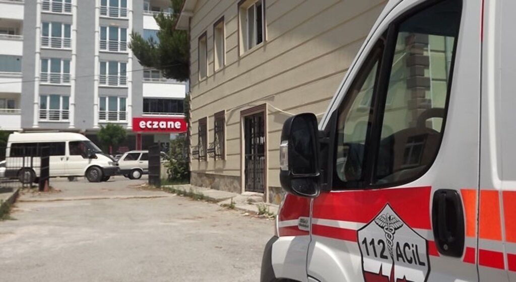 112 Acil Servisi çıkışına 