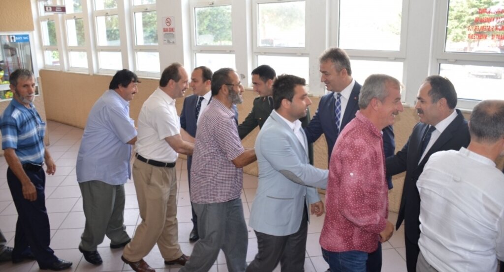 19 Mayıs İlçesinde Bayramlaşma töreni