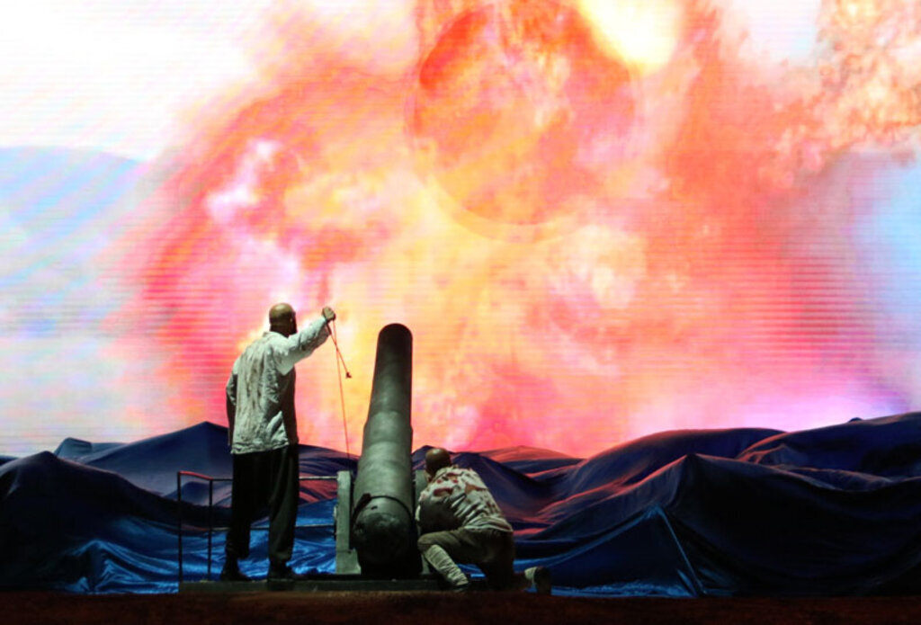 ‘1915 Bir Hilal Uğruna’ adlı gösteri Samsun'da sunuldu