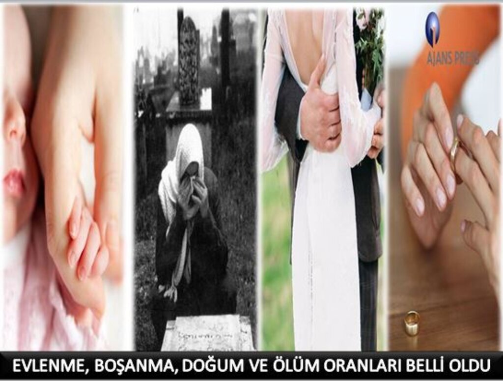 2017 evlenme, boşanma, doğum ve ölüm oranları belli oldu
