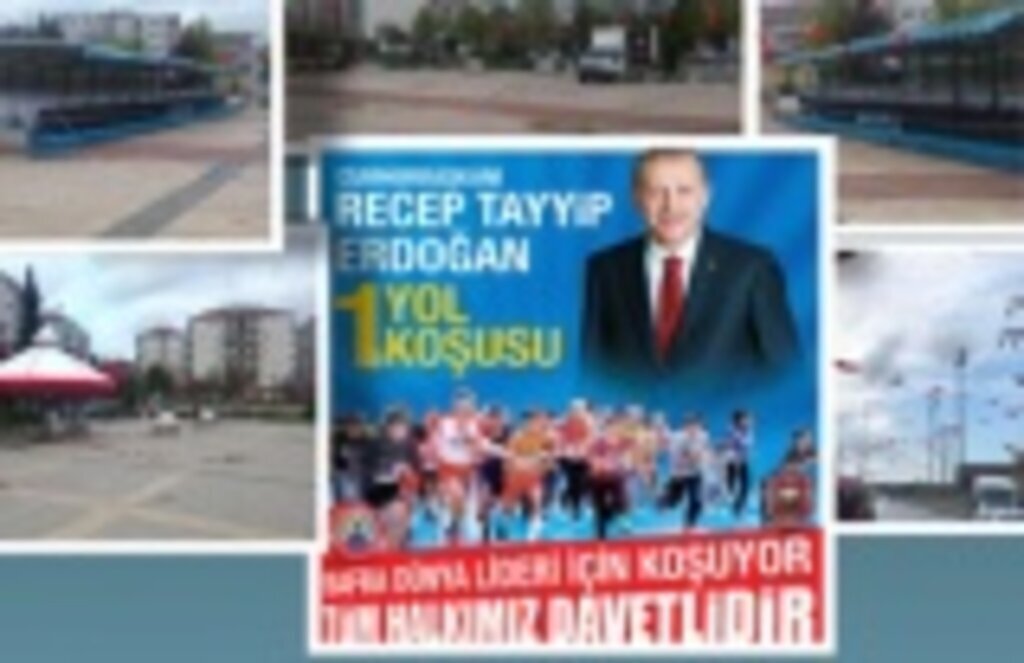 Bafra Cumhurbaşkanı Recep Tayyip Erdoğan yol koşusuna hazır