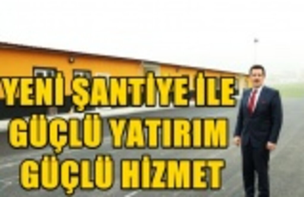 İlkadım Belediyesine Yeni Şantiye