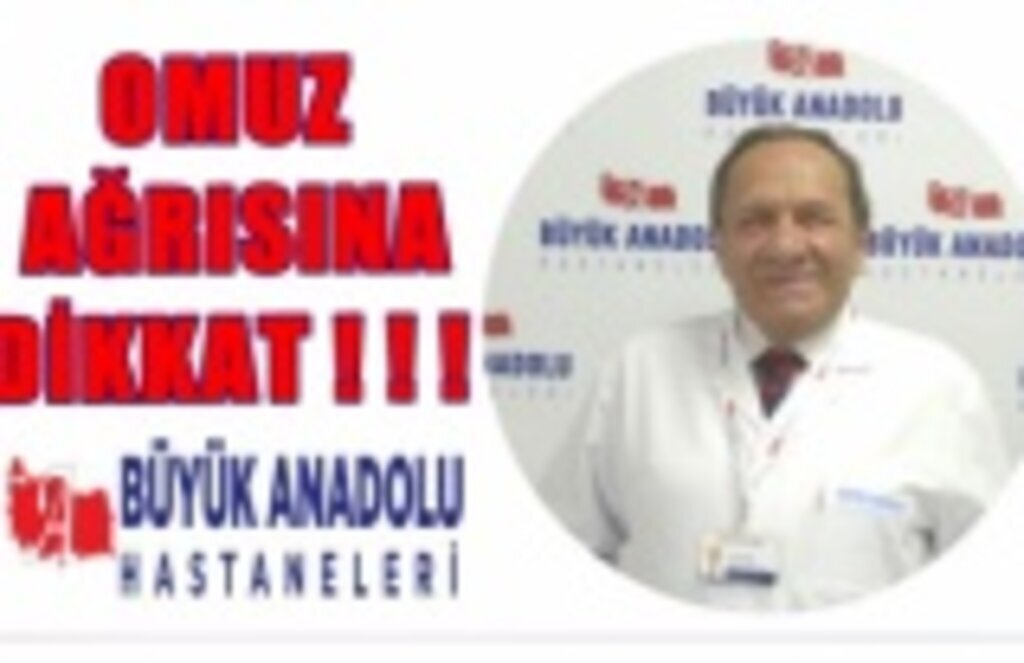 Büyük Anadolu Hastaneleri omuz ağrıları konusunda uyardı