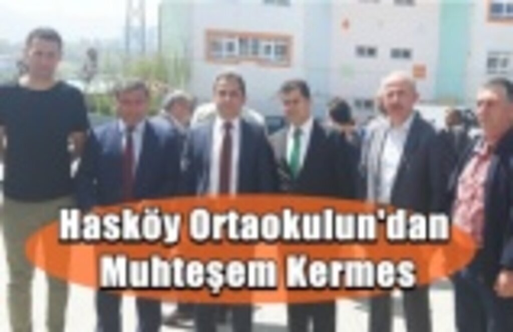 Hasköy Ortaokulun'dan Muhteşem Kermes ve Sergi