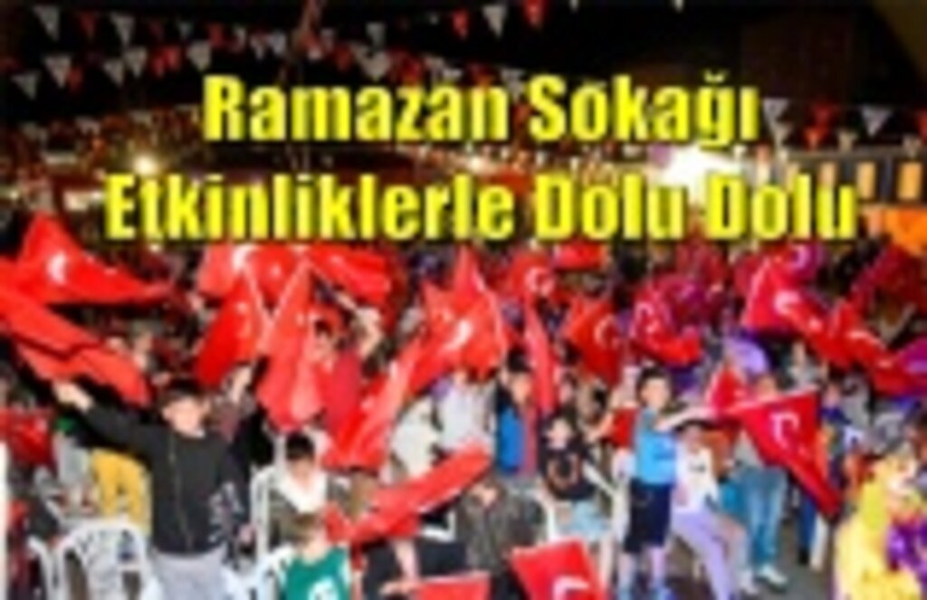 Tekkeköy Ramazan Sokağında 19 Mayıs Coşkusu