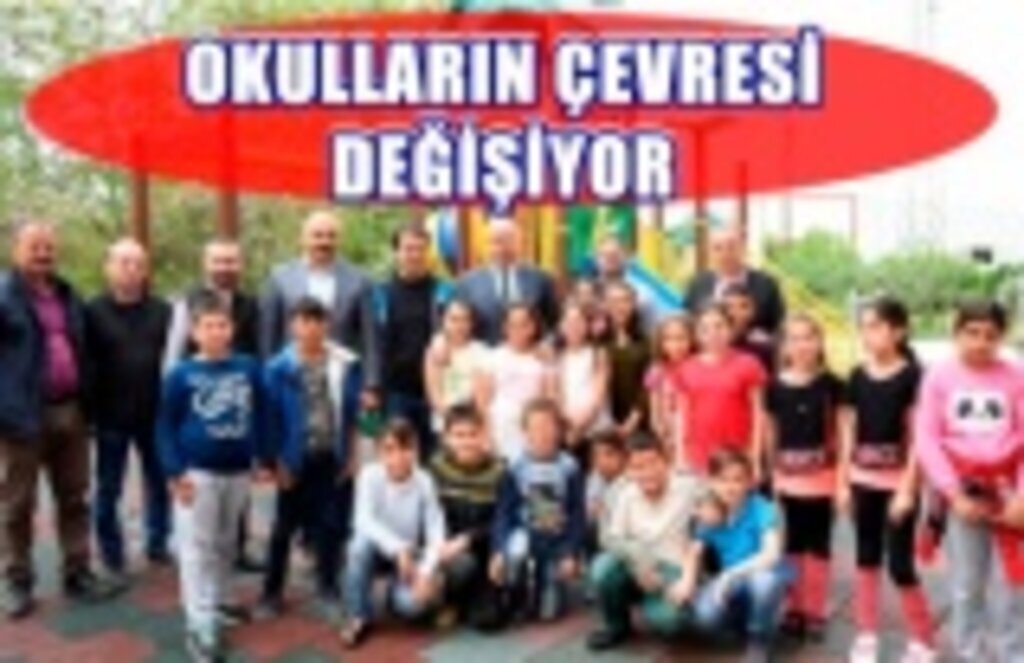 Tekkeköy’deki Okullar ve çevreleri Güzelleşiyor