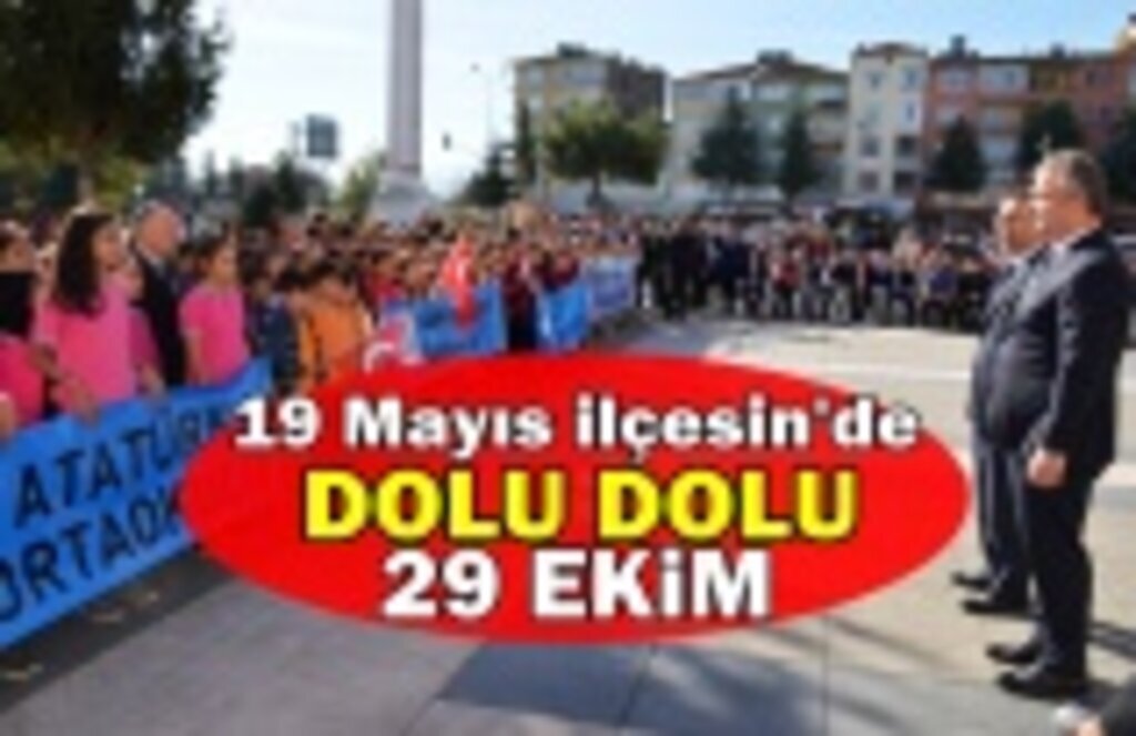 19 Mayıs İlçesin'de 29 Ekim Coşkusu