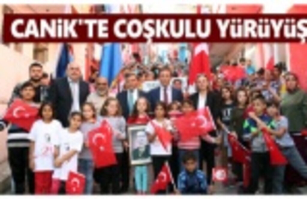 Canik'te Cumhuriyet coşkusu