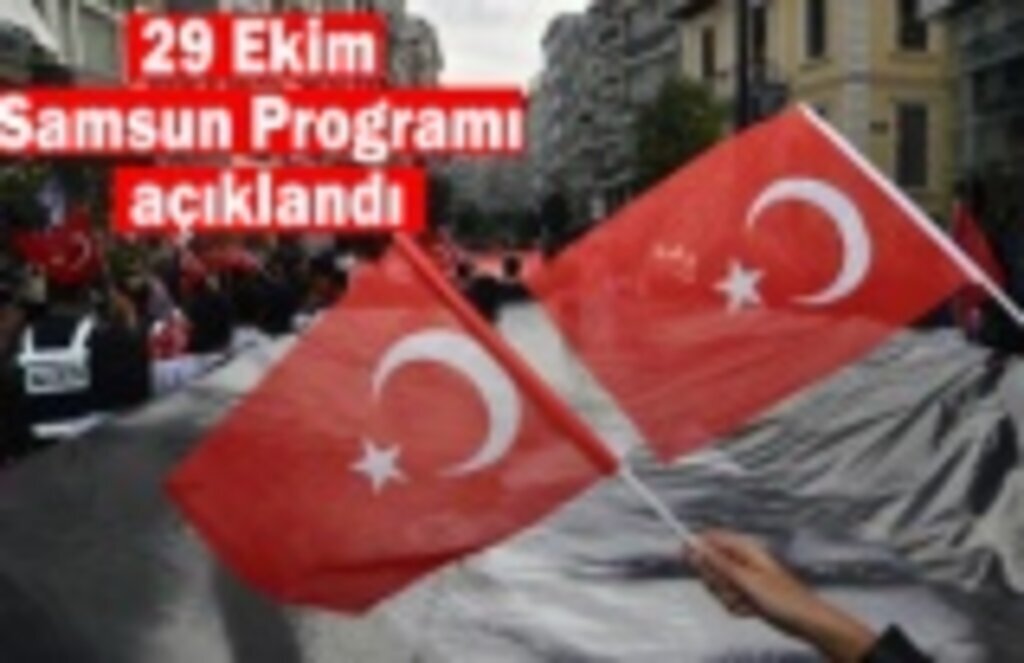 Samsun'da 'Cumhuriyet Bayramı' kutlama programı açıklandı