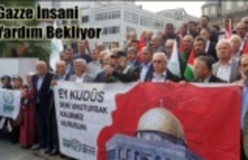 Samsun Gazze için tek yürek oldu!