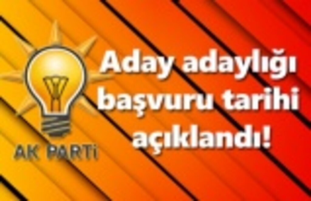 AK Parti'den Belediye Başkanı aday adayı başvuru tarihi açıklandı!