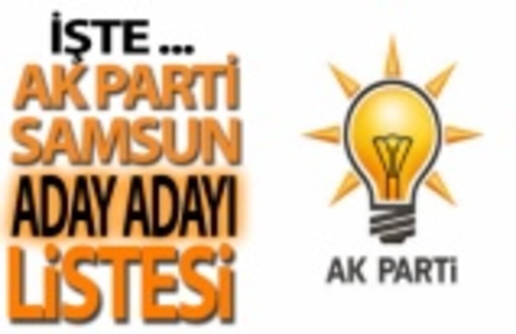 AK Parti Samsun'da Aday Adayları Listesini Açıkladı