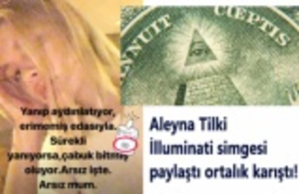 Aleyna Tilki İlluminati simgesi paylaştı ortalık karıştı!