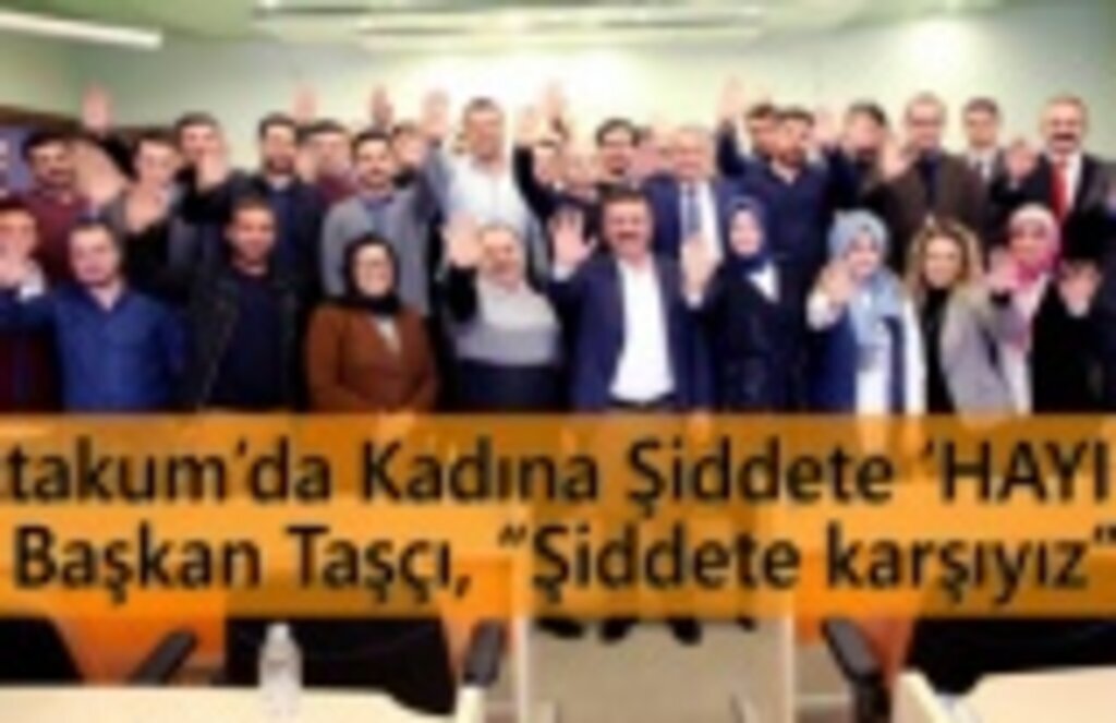 Atakum'da çalışan erkeklere kadına yönelik şiddet eğitimi verildi