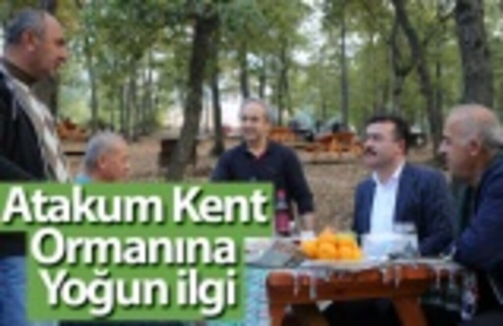 Atakum kent Ormanın'da Doğayla iç içe piknik keyfi