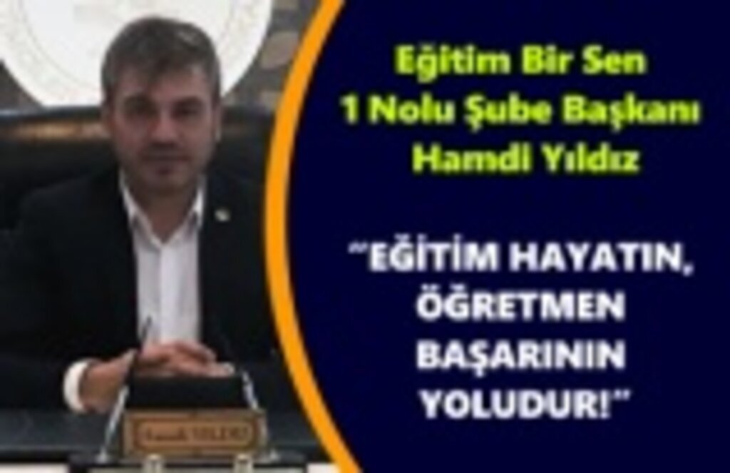 Başkan Hamdi Yıldız'dan öğretmenler günü mesajı