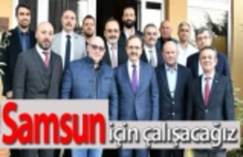 Başkan Şahin: Samsun için çalışacağız birlikte başaracağız