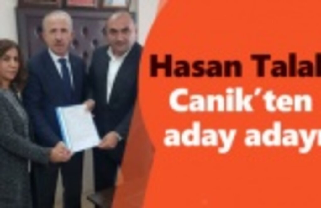 Hasan Talak Canik’ten aday adayı