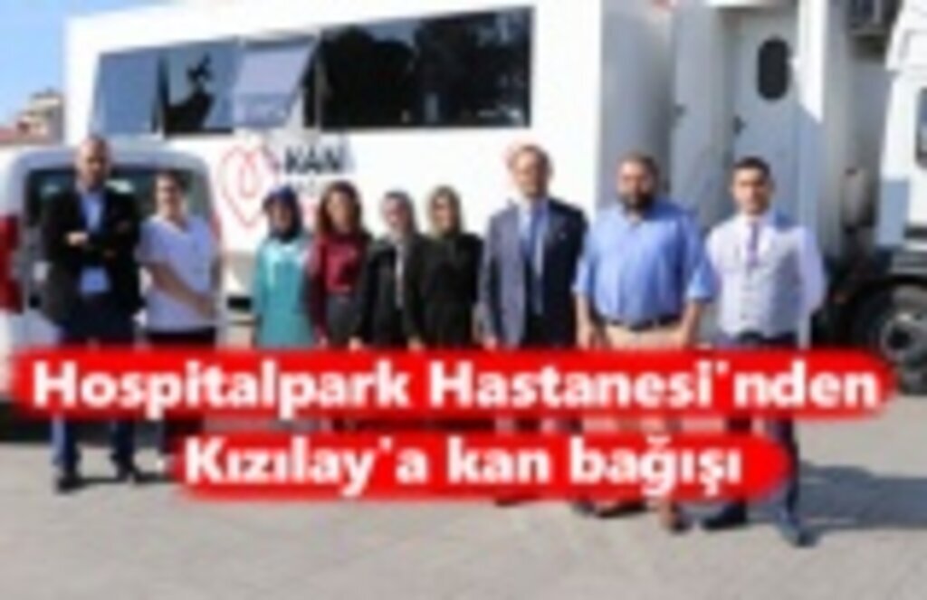 Hospitalpark Hastanesi'nden Kızılay'a kan bağışı