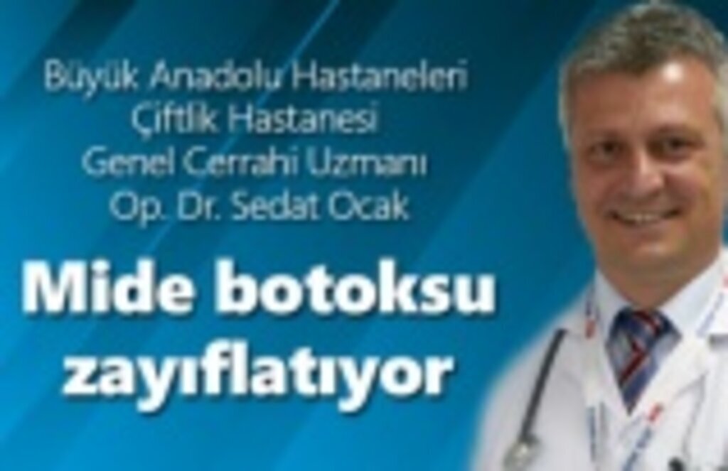 Mide botoksu zayıflatıyor
