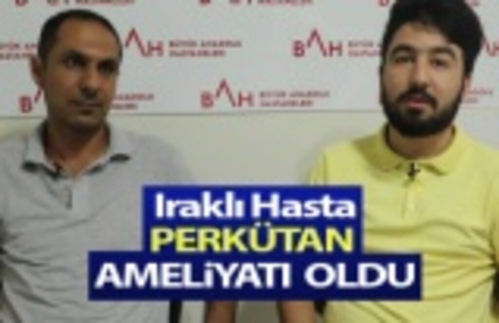 Perkütan yöntemi ile böbrek taşı ağrılarından kurtuldu