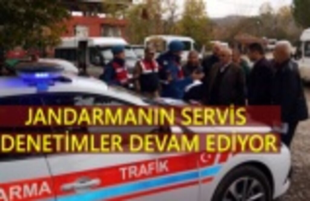 Samsun Jandarma'dan servis denetimi