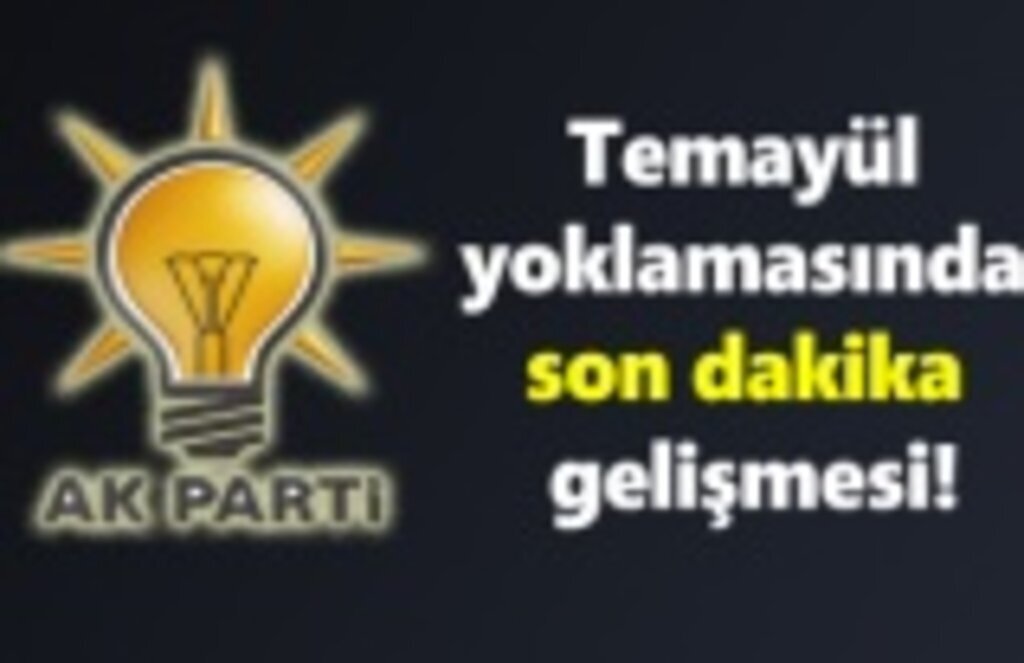 Temayül yoklamasında son dakika gelişmesi!