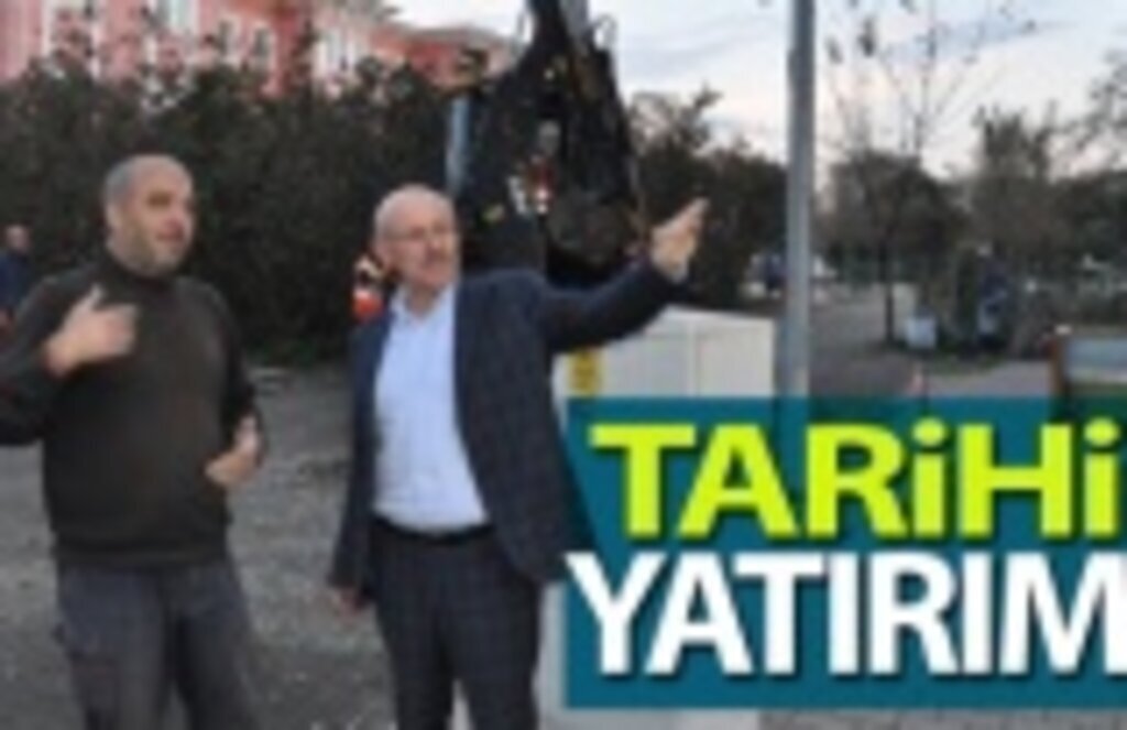 Terme’de elektrik hatları yerin altına iniyor