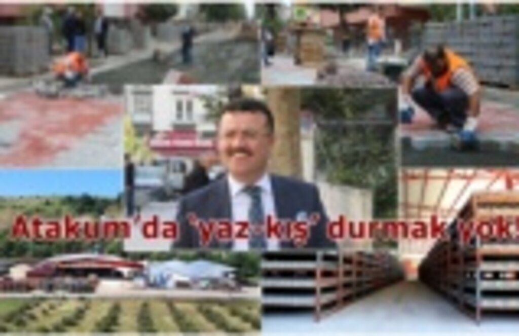 Atakum’da durmak yok, 4 mevsim yol çalışması