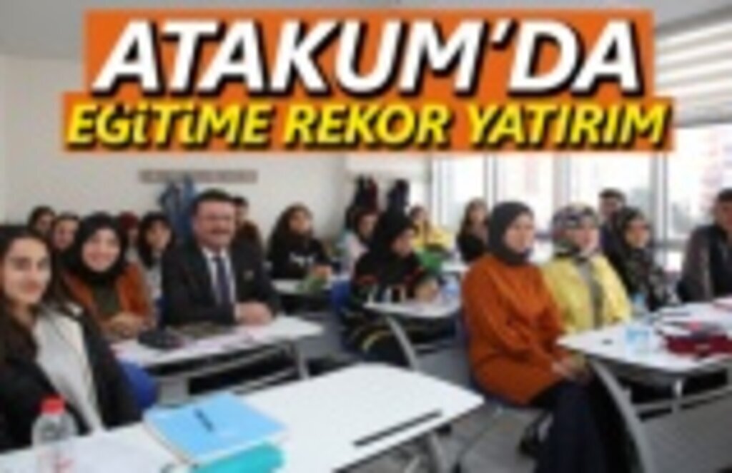 Atakum’da eğitime rekor yatırım ,Onlar bizim geleceğimiz