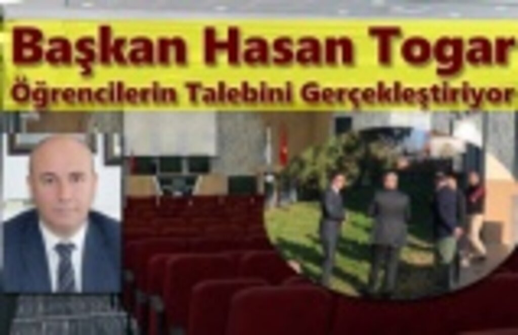 Başkan Hasan Togar’dan Öğrencilere Konferans Salonu