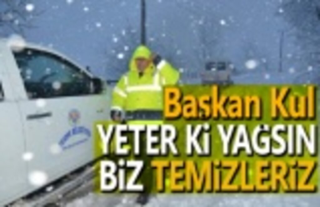 Terme belediyesi kar yağışı için teyakkuzda