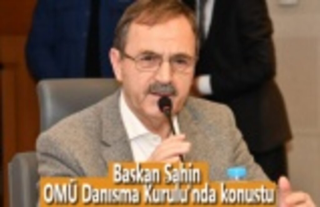 Başkan Şahin, OMÜ Danışma Kurulu'nda konuştu