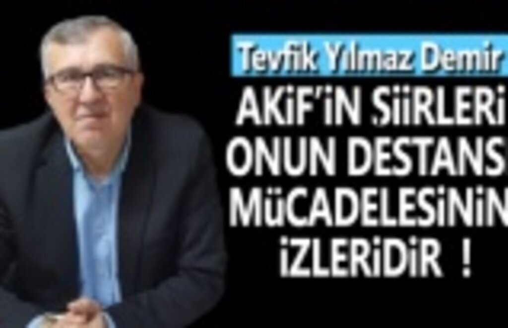 Başkan Tevfik Yılmaz Demir Mehmet Akif Ersoy'u Andı