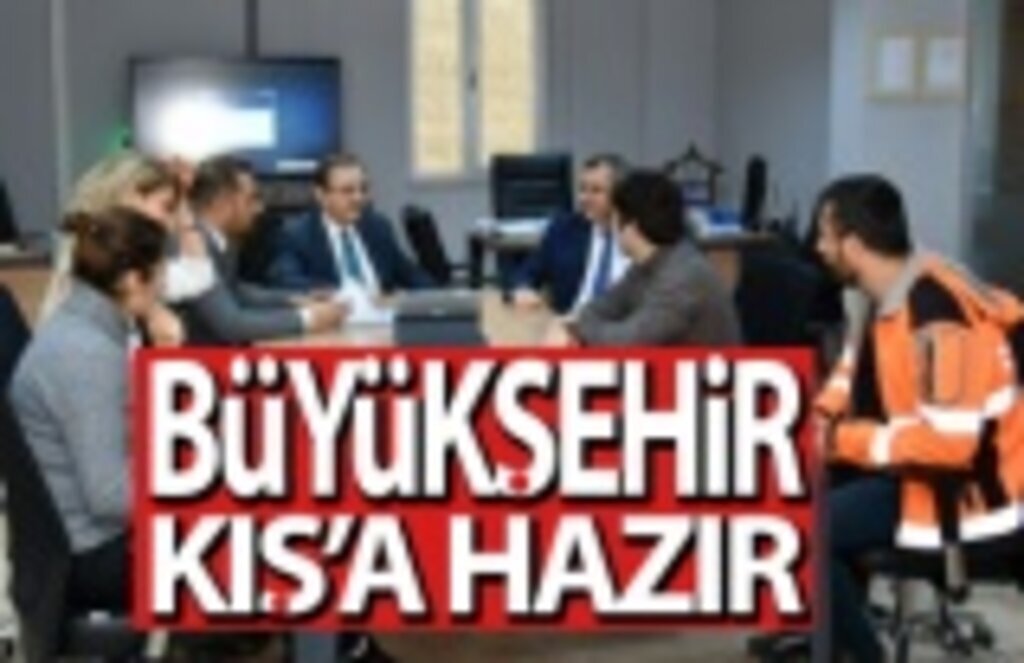 Başkan Zihni Şahin açıkladı; Kar yağışına hazırlıklıyız