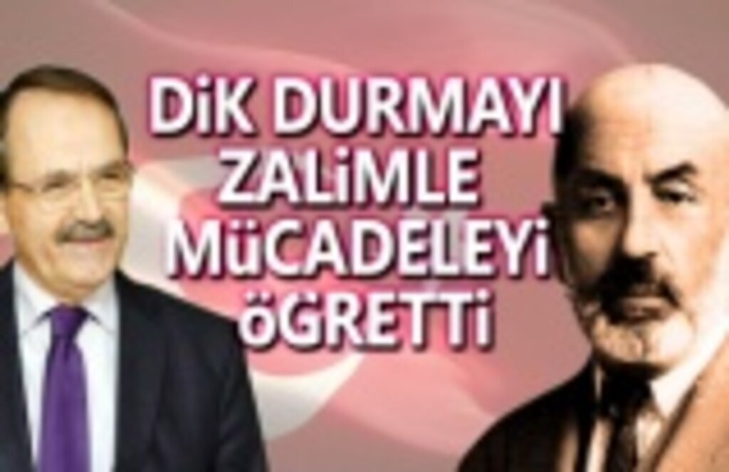 Başkan Zihni Şahin'den Mehmet Akif Ersoy'a anma