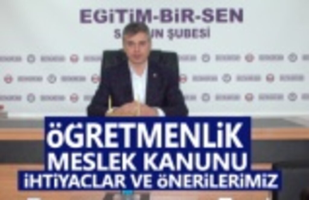 Eğitim-Bir-Sen Samsun Şube Başkanı Hamdi Yıldız Açıklamada Bulundu