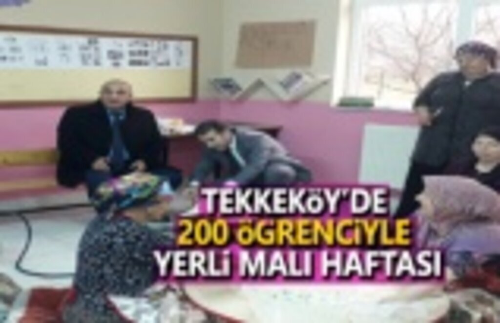 Kerimbey İlk ve Ortaokulunda Yerli Malı Haftası Kutlandı