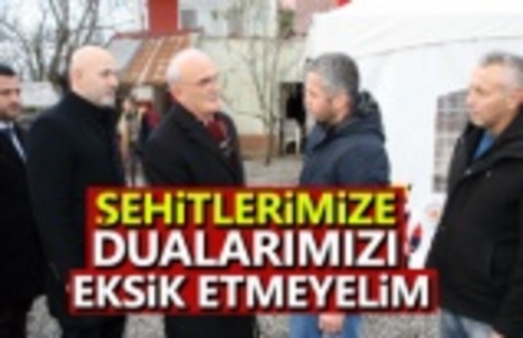 Milletvekili Yılmaz, şehit ailesinin acısını paylaştı
