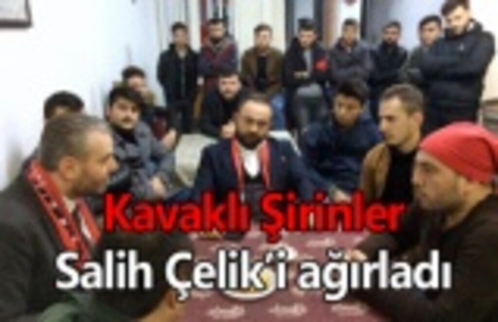 Salih Çelik Kavaklı gençlerle biraraya geldi
