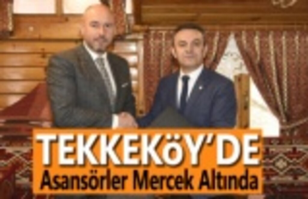 Tekkeköy'de Asansör Bakım Protokolü İmzalandı