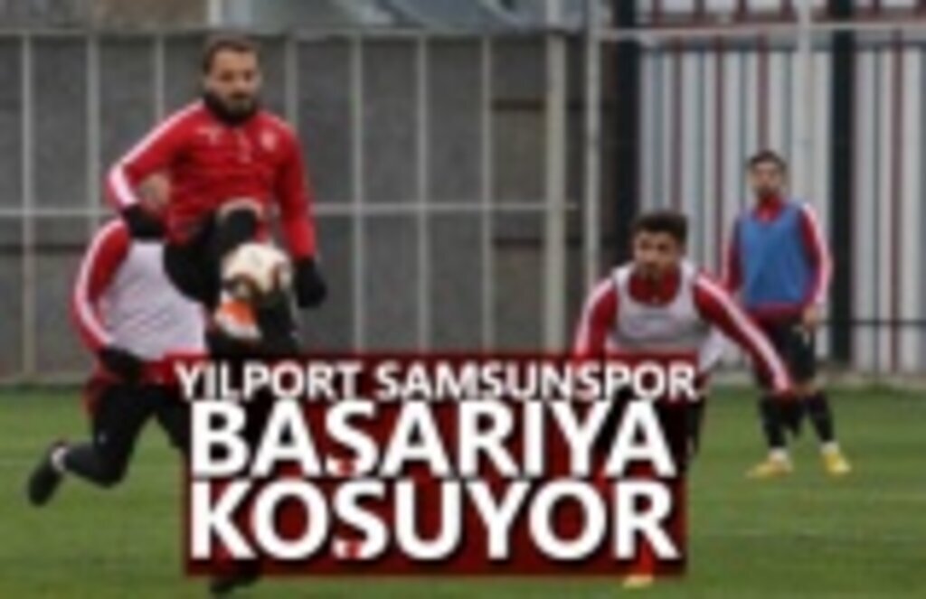 Yılport Samsunspor antrenmanda taktik çalıştı