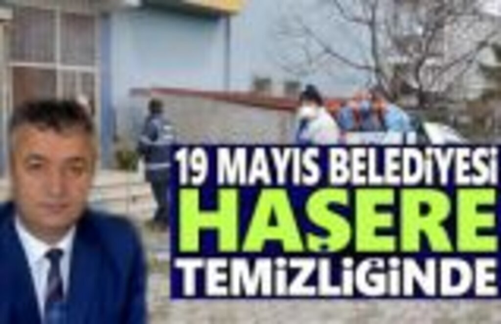 19 Mayıs Belediyesi Haşerelerle Mücadeleye Başladı