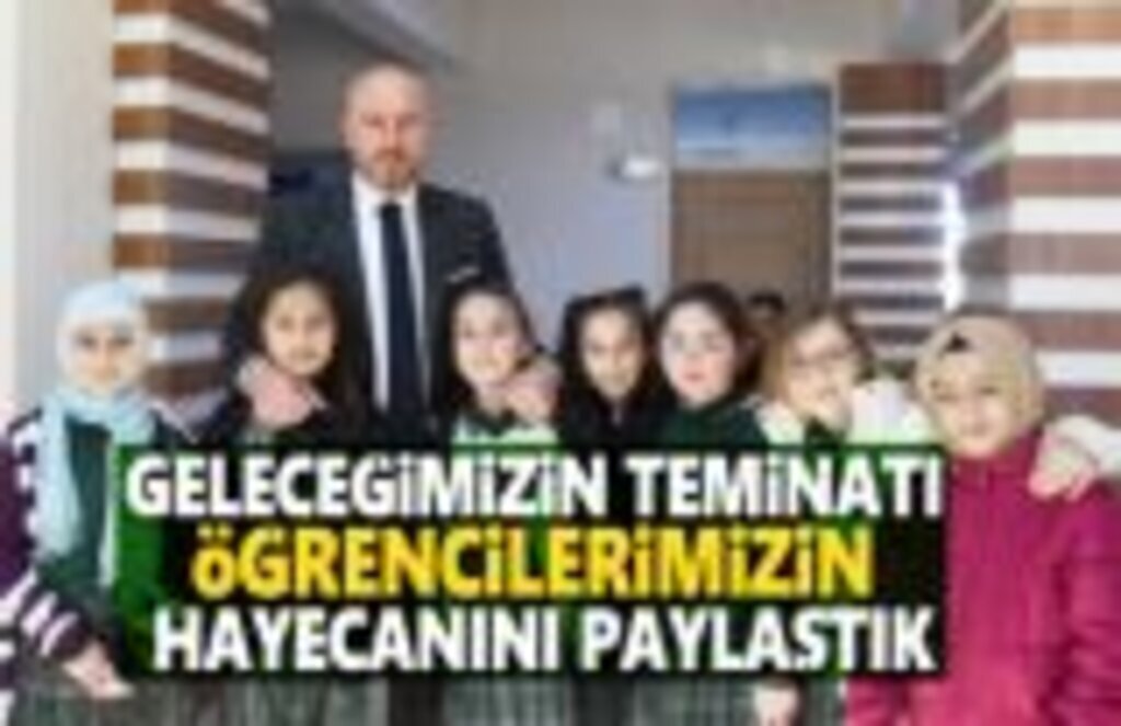 Başkan Togar, öğrencilerin karne heyecanına ortak oldu