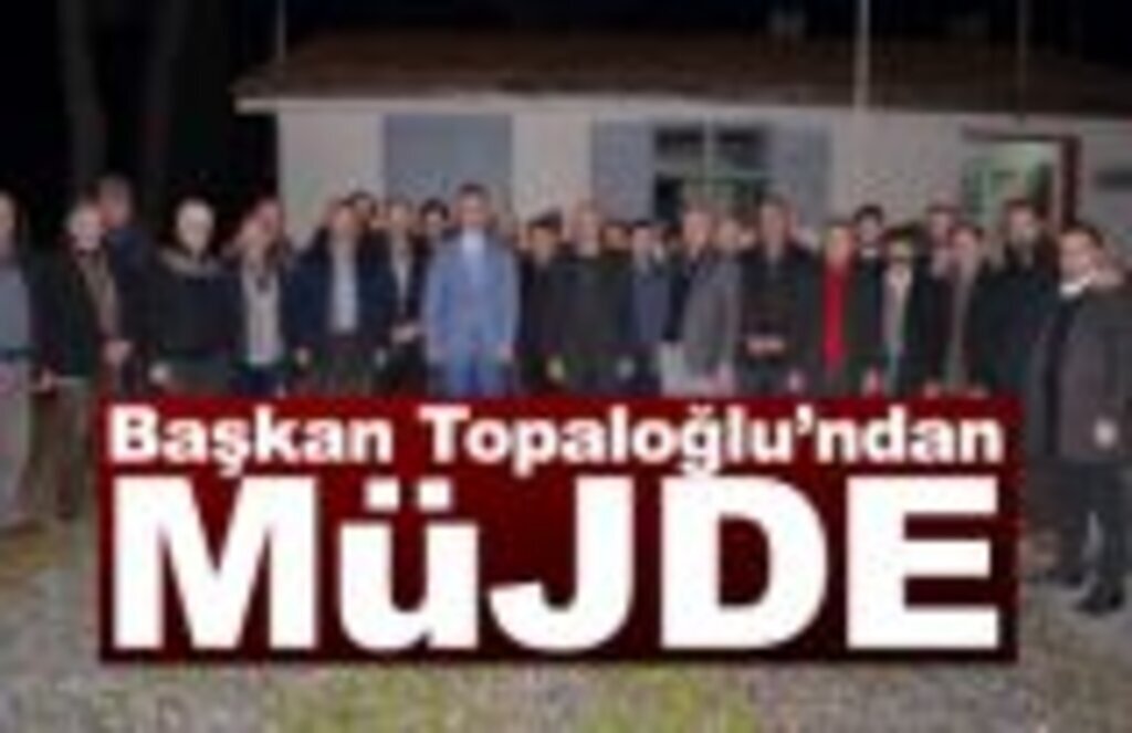Başkan Topaloğlu, Doğal Gaz Müjdesi Verdi