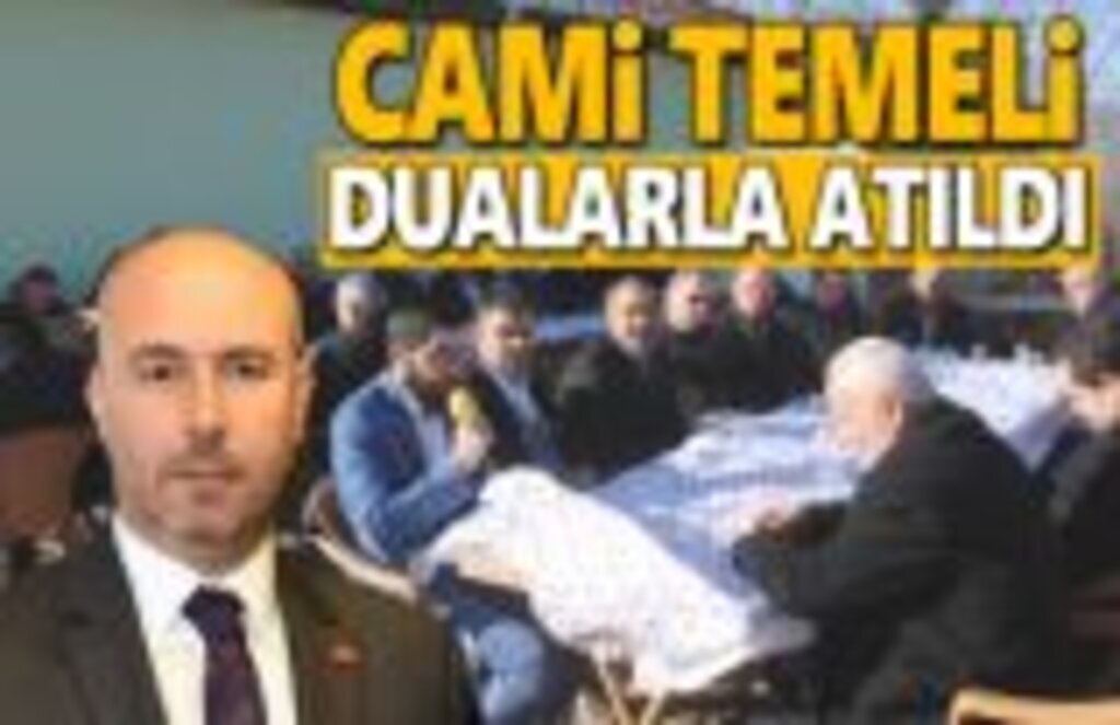 Büyüklü Mahallesi Yukarı Mahmutlu Cami Temeli Atıldı