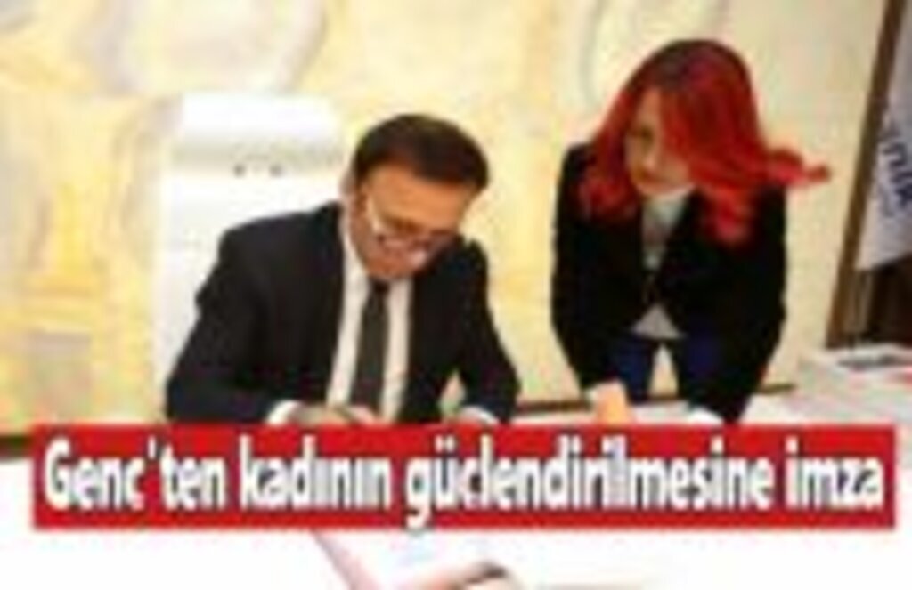 Genç'ten kadının güçlendirilmesine imza