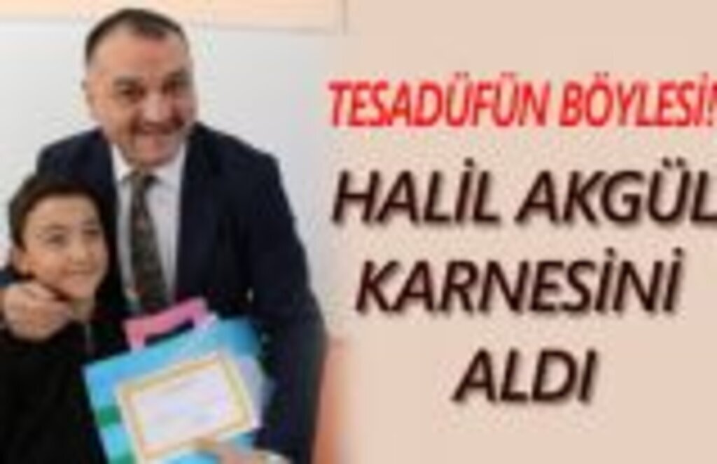 Halil Akgül adaşına karne verdi!