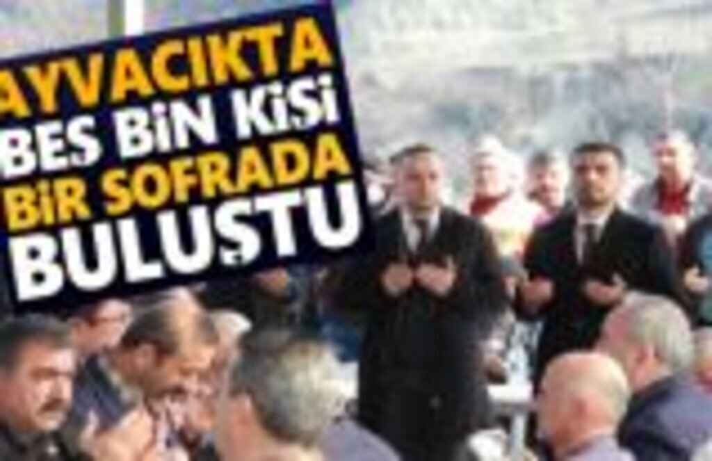 Halil Kalaycı birlik beraberlik yemeği verdi