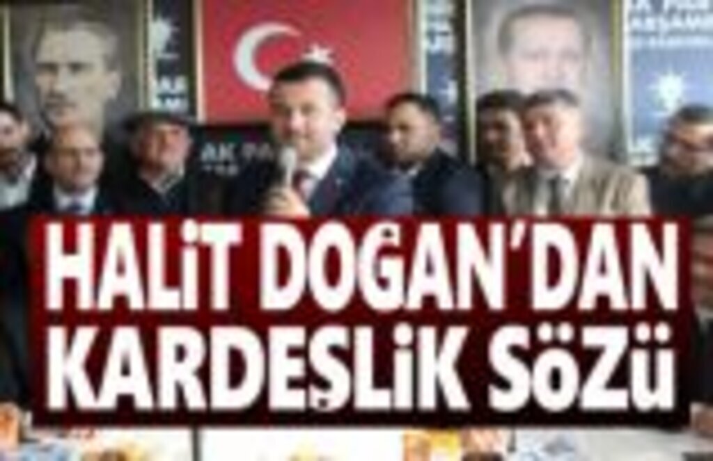 Halit Doğan'dan Çarşamba da kardeşlik sözü